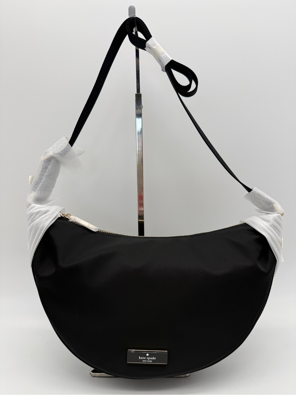 Kate Spade Carter Nylon Medium Sling Bag Black